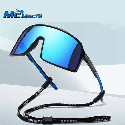 MCMACFIL Cycling Road Bike Riding Glasses MTB Polarized Lens Men Women Windproof Bicycle Outdoor Sport Sunglasses Eyewear Goggles TR90