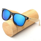 MCMACFIL Fashion Wood Men's Ultraviolet Sunglasses Classic Male Driving Riding UV400 Sports Sun Glasses Eyewear Wooden Bamboo Eyeglasses