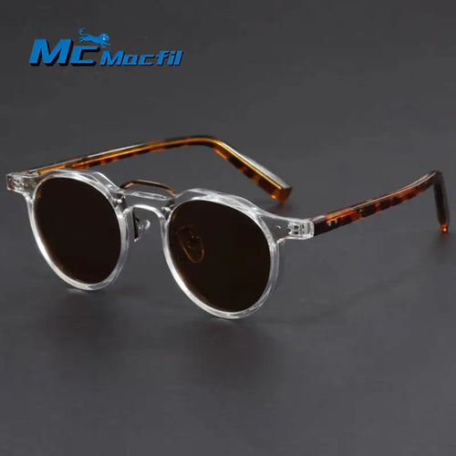 MCMACFIL Small round frame hip-hop punk style fashion personalized sunglasses women men High quality trending product popular shades