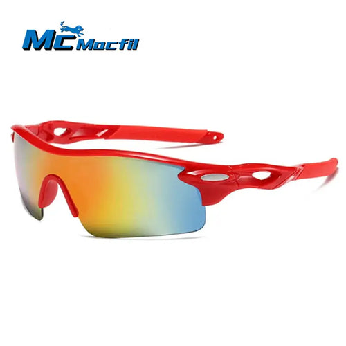 MCMACFIL  New One Body Type Sunglasses Male and Female Outdoor Sports Cycling Sun Glasses Summer Trend Eyewear UV400 Gafas De Sol