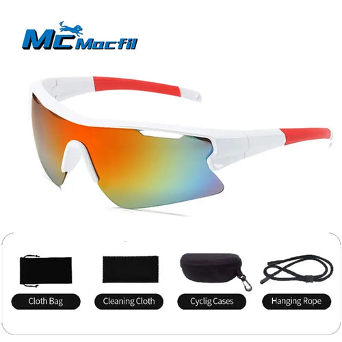 MCMACFIL Cycling Sunglasses Running Goggles Driver Sun Glasses UV400 HD Lens Polarized Eyewear Sports Cycling MTB Fishing Christmas gift