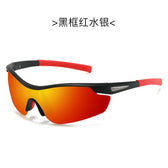 MCMACFIL Men's Outdoor Siamese Sports Cycling Windproof Polarized Sunglasses Skiing Fishing Drivers Glasses For Driving UV400