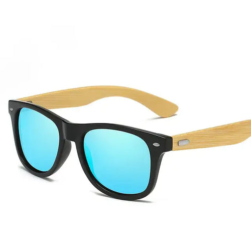 MCMACFIL Fashion Wood Men's Ultraviolet Sunglasses Classic Male Driving Riding UV400 Sports Sun Glasses Eyewear Wooden Bamboo Eyeglasses