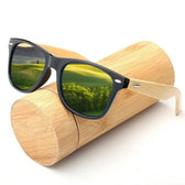 MCMACFIL Fashion Wood Men's Ultraviolet Sunglasses Classic Male Driving Riding UV400 Sports Sun Glasses Eyewear Wooden Bamboo Eyeglasses