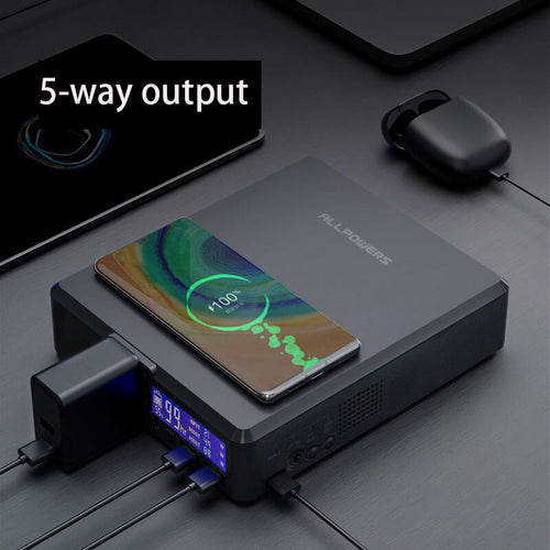 Mcmacfil Outdoor Power Supply Wireless Energy Storage Power Bank Notebook Portable Charger Mobile Power Supply