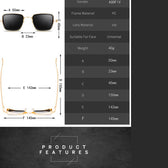 Mcmacfil: Handcrafted Retro Metal Square Sunglasses for Men - Embrace the Trendy Vintage Vibe