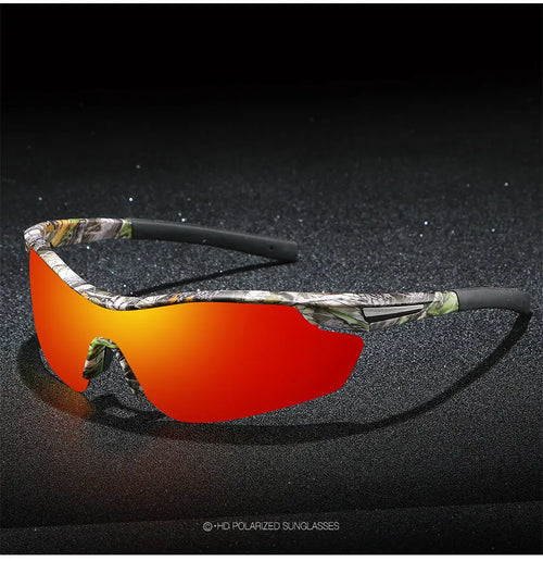 MCMACFIL Men's Outdoor Siamese Sports Cycling Windproof Polarized Sunglasses Skiing Fishing Drivers Glasses For Driving UV400