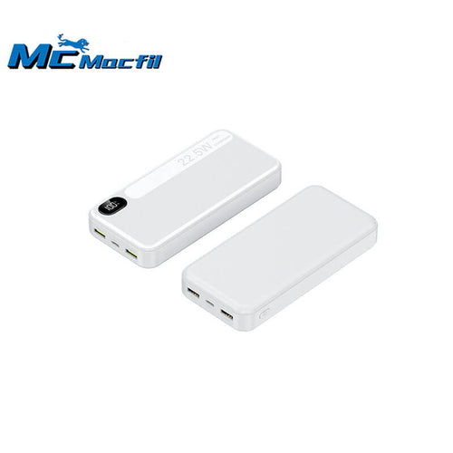 Mcmacfil High Capacity Super Fast Charge 22.5W 10000mAh Power Bank PD20W Two-Way Flash Charging Mobile Power Supply3