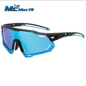 MCMACFIL Riding Motorcycle Glasses Eye Protection Polarized Sunglasses Interchangeable Lenses Motorbike Equipment for Men Women