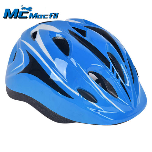 Mcmacfil Red Lined Adjustable Children's Riding Helmet, Skateboarding Helmet, and Ice Skating Helmet with Twelve Vents.