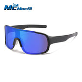 MCMACFIL Winter Large Frame Outdoor Athletic Glasses Men's Ski Mountaineering Windproof Sun Shade Sunglasses Riding Eye Protection