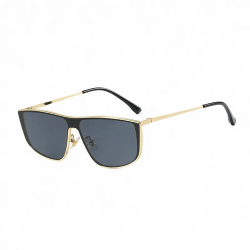 MCMACFIL Ralferty Quiet Luxury Women's Sunglasses, Metal Style, UV400 Protection, High-End Punk Designer Eyewear.