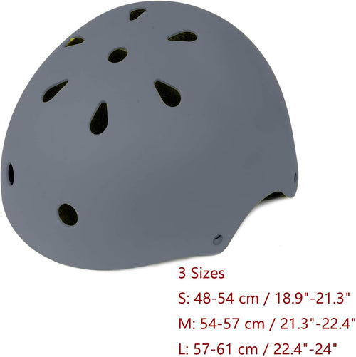 Kids Bike Helmet, Adjustable and Multi-Sport, from Toddler to Youth, 3 Sizes