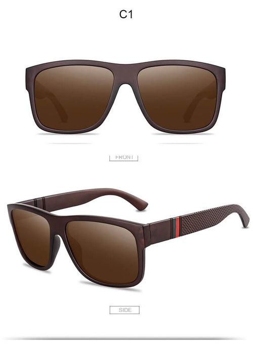 Mcmacfil Fashionable Men's Polarized Sunglasses: Stylish Eyewear for Driving, Outdoor Leisure, and Sun Protection