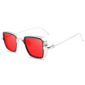 Mcmacfil: Handcrafted Retro Metal Square Sunglasses for Men - Embrace the Trendy Vintage Vibe