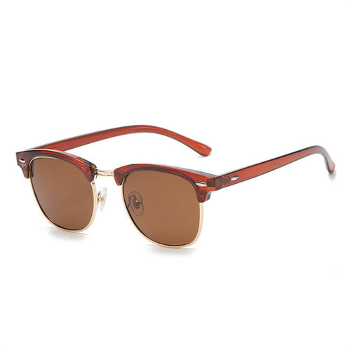 Mcmacfil Unisex Retro Polarized Sunglasses with Rivet Studs, a Hot-selling Eyewear in Foreign Trade.