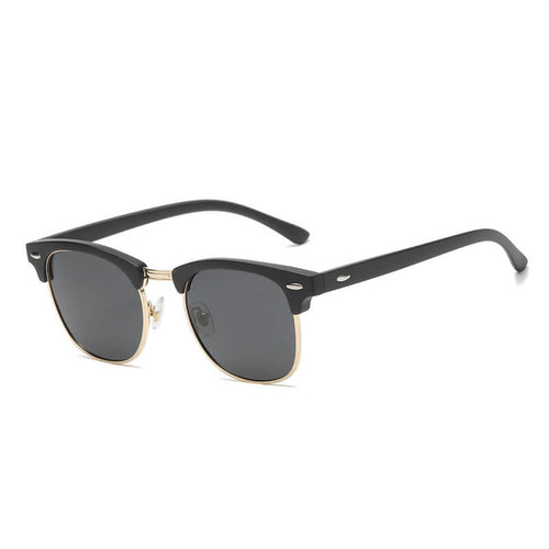 Mcmacfil Unisex Retro Polarized Sunglasses with Rivet Studs, a Hot-selling Eyewear in Foreign Trade.