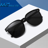 McMacfil Women's Sunglasses - Elegance, Sophistication, and Chic Black Oversized Frames for Cross-Border Fashionable Sun Protection.