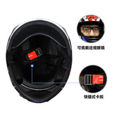 McMacfil Universal Motorcycle Helmet for Men and Women, Suitable for All Seasons, Motorbike Sun Protection Full Face Helmet