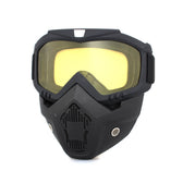 McMacfil New Windproof Goggles, Helmet Visor, Harley Eyewear, Rider Face Mask, Outdoor Sports