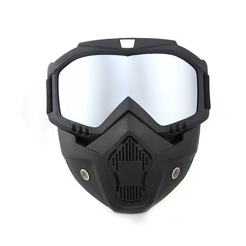 McMacfil New Windproof Goggles, Helmet Visor, Harley Eyewear, Rider Face Mask, Outdoor Sports