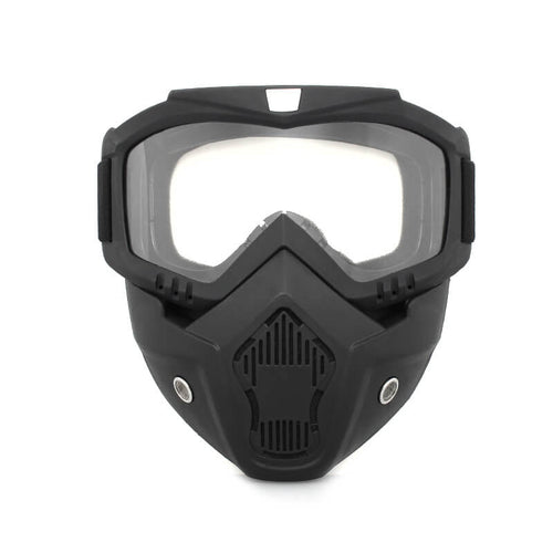 McMacfil New Windproof Goggles, Helmet Visor, Harley Eyewear, Rider Face Mask, Outdoor Sports