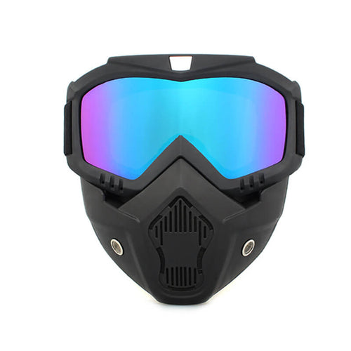 McMacfil New Windproof Goggles, Helmet Visor, Harley Eyewear, Rider Face Mask, Outdoor Sports