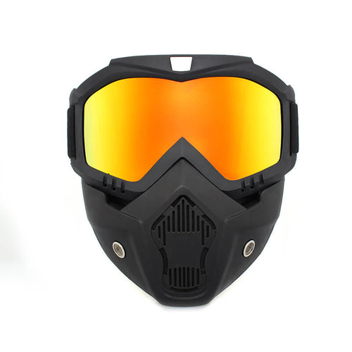 McMacfil New Windproof Goggles, Helmet Visor, Harley Eyewear, Rider Face Mask, Outdoor Sports