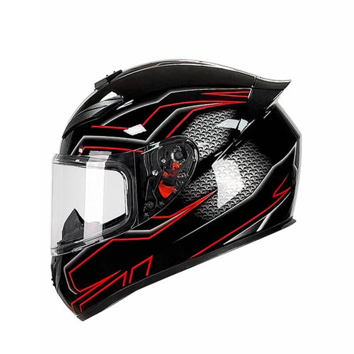 McMacfil Standard Motorcycle Helmet: Full-face Helmet for Men and Women, Winter Warmth, Safety, Suitable for All Seasons, Electric Bikes, and Motorcycles.