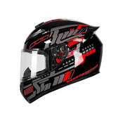 McMacfil Standard Motorcycle Helmet: Full-face Helmet for Men and Women, Winter Warmth, Safety, Suitable for All Seasons, Electric Bikes, and Motorcycles.