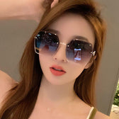 Mcmacfil Sunglasses - High-end, trendy, sun-blocking, frameless, slimming effect for women, suitable for couples, personalized eyewear.