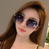 Mcmacfil Sunglasses - High-end, trendy, sun-blocking, frameless, slimming effect for women, suitable for couples, personalized eyewear.