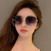 Mcmacfil Sunglasses - High-end, trendy, sun-blocking, frameless, slimming effect for women, suitable for couples, personalized eyewear.