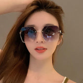 Mcmacfil Sunglasses - High-end, trendy, sun-blocking, frameless, slimming effect for women, suitable for couples, personalized eyewear.