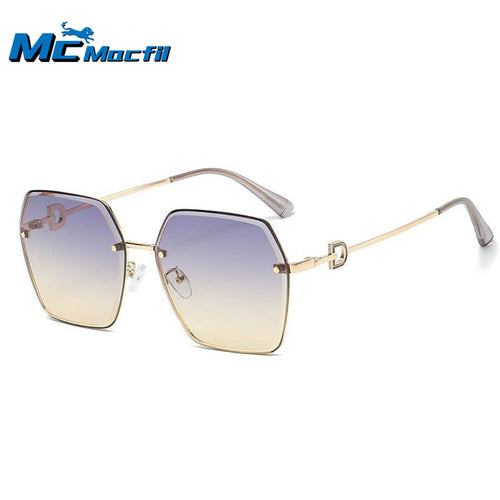 Mcmacfil Sunglasses - High-end, trendy, sun-blocking, frameless, slimming effect for women, suitable for couples, personalized eyewear.