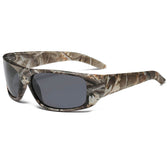 Mcmacfil Cross-Border New Camouflage Sports Cycling Sunglasses - Hot Selling Fishing Polarized Sunglasses for Men and Women - Colorful Polarized Eyewear.