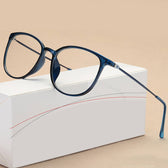 Mcmacfil New Lightweight Imitation TR90 Plain Glasses Retro Square Optical Eyeglass Frame, Artistic Design for Nearsighted Prescription Glasses.