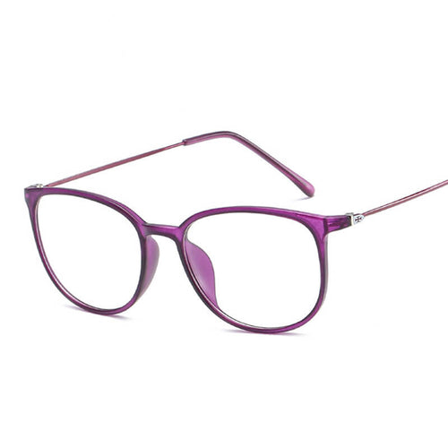 Mcmacfil New Lightweight Imitation TR90 Plain Glasses Retro Square Optical Eyeglass Frame, Artistic Design for Nearsighted Prescription Glasses.