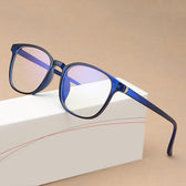 Mcmacfil New Retro Flat Lens for Men and Women, Fashionable and Comfortable Decorative Eyeglasses, Lightweight Frame with Blue Light Protection. Handcrafted.