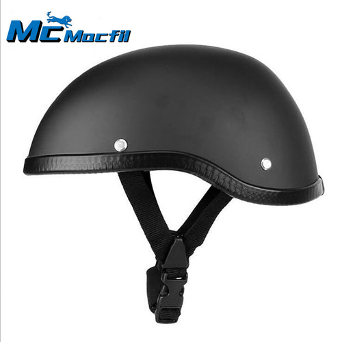 Mcmacfil Melon Helmet, Retro Knight Helmet for Bicycling and Harley Riding, Half Helmet for Men, Summer Cycling Safety Helmet.