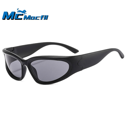 Mcmacfil New Children's Y2K Sports Cycling Sunglasses, UV Protection Kids Baby Sunglasses Boys Girls Eyewear