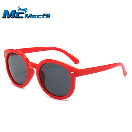 Mcmacfil's new children's Y2K sports cycling sunglasses provide UV protection for kids, both boys and girls, making them a stylish and practical accessory.