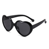 Mcmacfil New Kids' Heart-shaped Sunglasses in Stylish UV-Blocking Polarized Silicone