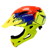 Mcmacfil Children's Bicycle Helmet - All-Season Universal, Suitable for Adolescents, Electric Bikes, Scooters, and Safe Riding, Full-Face Helmet