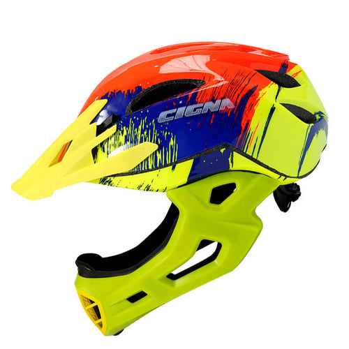 Mcmacfil Children's Bicycle Helmet - All-Season Universal, Suitable for Adolescents, Electric Bikes, Scooters, and Safe Riding, Full-Face Helmet