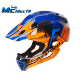 Mcmacfil Children's Bicycle Helmet - All-Season Universal, Suitable for Adolescents, Electric Bikes, Scooters, and Safe Riding, Full-Face Helmet