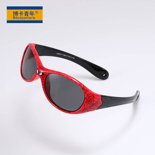 Mcmacfil Fashion Cross-Border Children's Sports Sunglasses Kids' Silicone Polarized Outdoor Cycling Cartoon Sunglasses