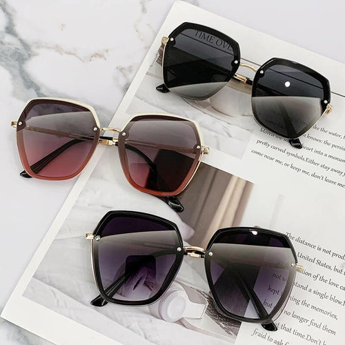 Mcmacfil New Fashion Metal Sunglasses for Women, Girl's Sun Shades with UV Protection - Model 8813