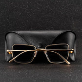 Mcmacfil: Handcrafted Retro Metal Square Sunglasses for Men - Embrace the Trendy Vintage Vibe