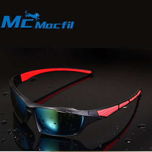 McMacfil Outdoor Sports Sunglasses with Reflective Radiant Lenses.